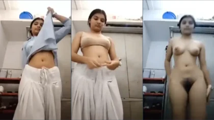 Sexy amateur girl recording her nudes